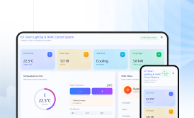 IoT Smart Lighting & HVAC Control System
